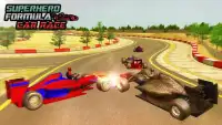 Top Speed Superhero Formula Car: Simulator Game Screen Shot 3