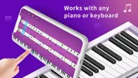 पियानो पार्टनर - पियानो सबक सीखें Screen Shot 5
