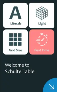 Schulte Table Screen Shot 4
