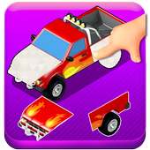 Car jigsaw puzzle game free - kids Car Games