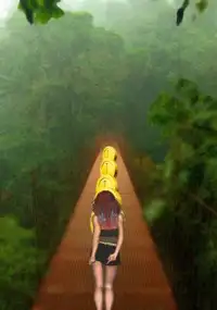 Subway Girl Jungle Run Games Screen Shot 0