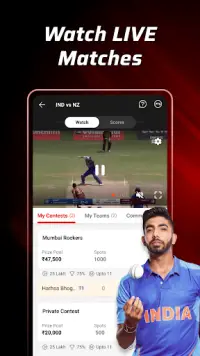 Dream11: Fantasy Cricket App Screen Shot 4