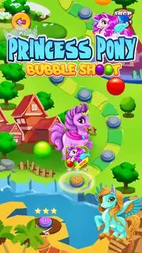 Princess Pony Bubble Shoot Screen Shot 2