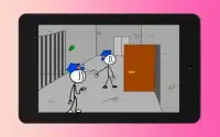 Stickman Prison Escape Puzzle Game Screen Shot 2