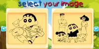 Shin Chan Coloring book Screen Shot 2