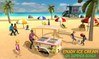 Beach Ice Cream Shop: Ice Cream Delivery Games Screen Shot 0