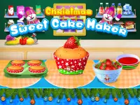 Christmas Sweet Cake Maker - Fun Cooking Game Screen Shot 7