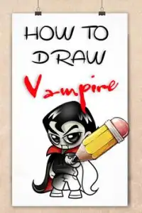 How to draw Halloween Vampire step by step Screen Shot 0