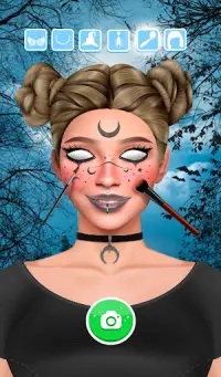 хэллоуин макияж салон красоты Screen Shot 4