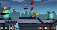Stickman Super Heroes Fighting - Воин Битва Screen Shot 2