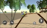 Motocross Beach Jumping Bike Stunt 3D Screen Shot 4
