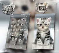 Cute Cat Launcher Theme Screen Shot 2