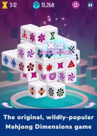Mahjongg Dimensions - The Original 3D Mahjong Game Screen Shot 3