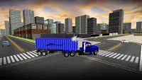 City Truck Cargo Delivery Forklift Driving Game Screen Shot 4