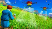 Modern Drone Farming 2020: Tractor Games Screen Shot 0