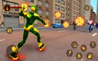 Flame Super Hero Battle Screen Shot 1
