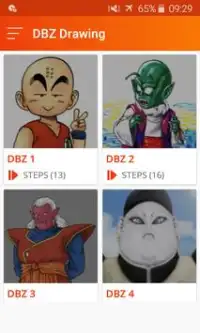 How to draw Dragon Ball Z Characters (DBZ Games) Screen Shot 1