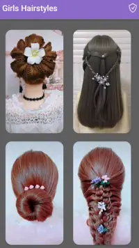 Girls Hairstyles Step By Step Screen Shot 2