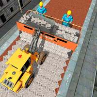 estrada de tijolos: jogos de construção de estrada