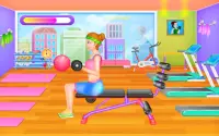 fit kız: egzersiz ve giyinmek Screen Shot 0