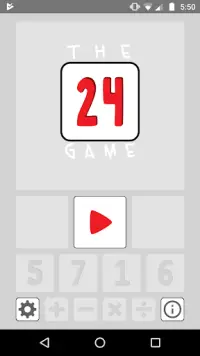 The 24 Game Screen Shot 0