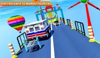 Mega Ramp Car Stunts - Ambulance Car Stunts Game Screen Shot 4