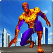 फ्लाइंग स्पाइडर रस्सी हीरो: अपराध शहर बचाव मिशन