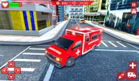 Ambulance Driving Simulator: Ambulance Rescue Game Screen Shot 1