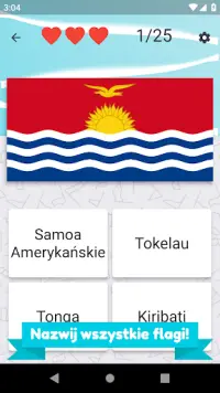 Quiz o Oceanii i Australii - kraje, stolice, flagi Screen Shot 1