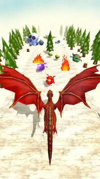 Flying Dragon Game Dino Runner Screen Shot 4