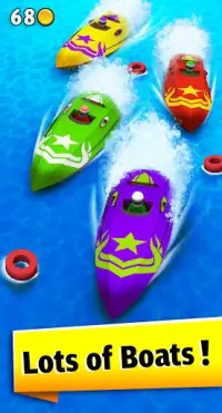 Speed Boat Chase – Sports Boat Chasing Games Screen Shot 1