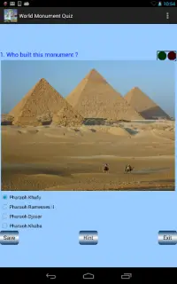 World Monument Quiz Screen Shot 3