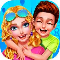 Babysitter Girl Theme Park Spa