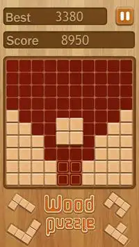 Lucky wooden block Puzzles - fun game to play Screen Shot 1