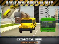 Schoolbus सिम्युलेटर 3 डी Screen Shot 6