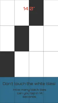 Black and White Piano Tiles Screen Shot 6