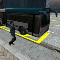 Kota 3D mengemudi - Bus Parkir