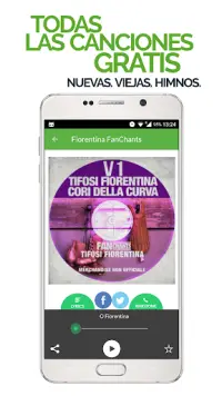 FanChants: Fiorentina Cantos de aficionados Screen Shot 1