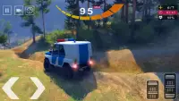 Offroad Police Jeep Driving Screen Shot 1