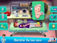 Ambulance Doctor Hospital Game Screen Shot 3