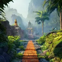 Temple Running Game Jungle Run Screen Shot 1