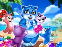 Bubble Shooter: Cat Pop Island Screen Shot 7