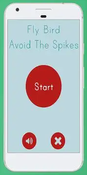 Fly Bird - Avoid the Spikes Screen Shot 0