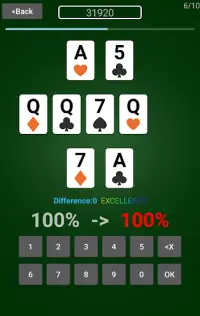 Holdem Training Screen Shot 4