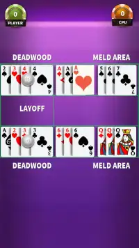 Gin Rummy - How to Play Gin Card Game for Beginner Screen Shot 6