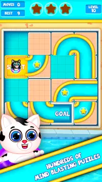 Kitty Pool Slide Fun Screen Shot 4