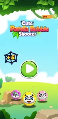 Panda Bubble shooter Screen Shot 1