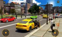 도시 택시 자동차 - 택시 운전 게임 Screen Shot 0