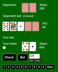 Heads Up AI Poker Screen Shot 2