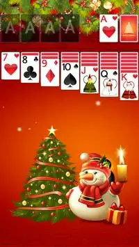 Solitaire Merry Christmas Screen Shot 0